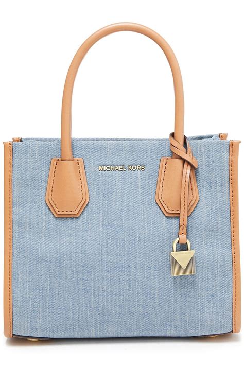 michael kors denim bucket bag|michael kors denim handbags.